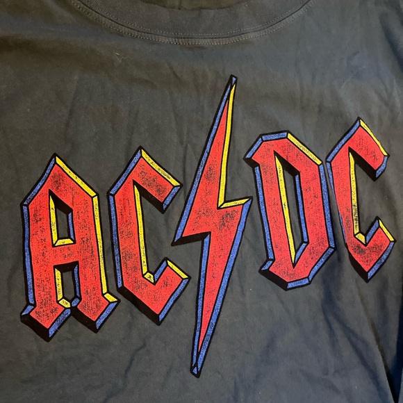 Daydreamer AC/DC Long Sleeve Cropped Shirt - Picture 4 of 6